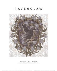 Harry Potter Ravenclaw Crest Art Print 30x40cm