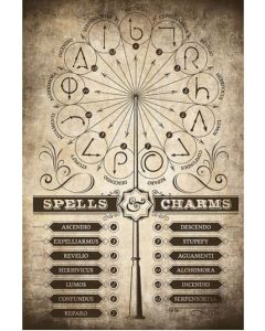 Harry Potter Spells & Charms Poster 61x91.5cm