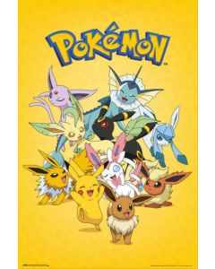 Pokemon Eevee Evolution Poster 61x91.5cm