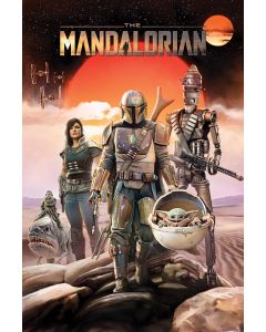 Star Wars The Mandalorian Group Poster 61x91.5cm