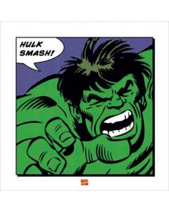 Hulk Smash Print 40x40cm
