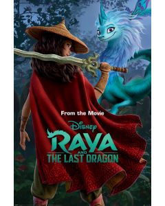 Raya and the Last Dragon Warrior in the Wild Poster 61x91.5cm