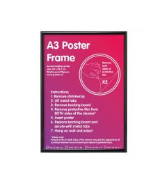 Frame A3 Black 42x29,7cm Plastic