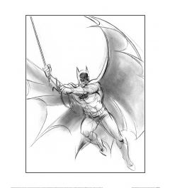 Batman Swoop Art Print 40x50cm