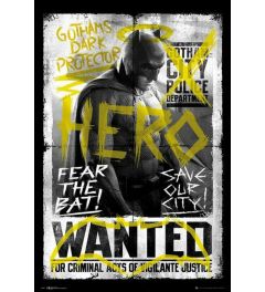 Batman v Superman Batman Wanted Poster 61x91.5cm