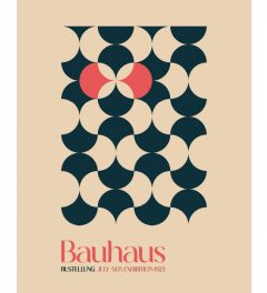 Bauhaus Shapes Kunstdruk 40x50cm