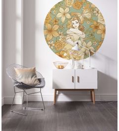 Belle Self-adhesive Wallpaper Circle ⌀125cm