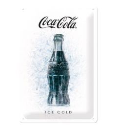 Coca Cola Ice White Metal wall sign 20x30cm