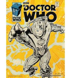 Doctor Who Cyberman Comic Art Print 30x40cm