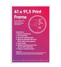 Frame 61x91,5cm White - MDF