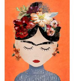 Frida Oranje Kunstdruk 40x50cm