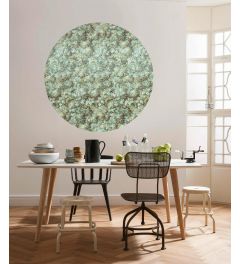 Greenery Self-adhesive Wallpaper Circle ⌀125cm