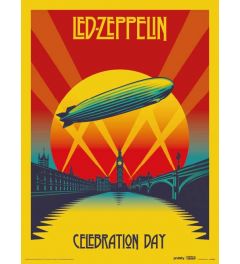 Led Zeppelin Celebration Day Art Print 30x40cm