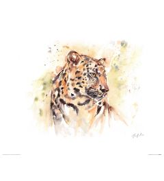 Leopard Art Print Jennifer Rose 40x50cm