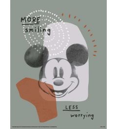 Mickey Mouse More Smiling Art Print 30x40cm