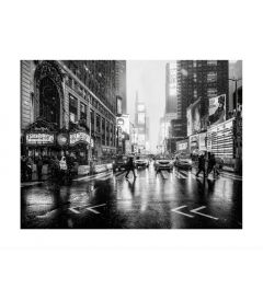Times Square B&W Art Print