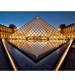 Pyramid Louvre Art Print