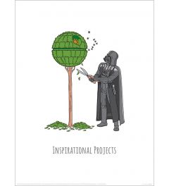 Star Wars Vader's Boredom Busting Ideas Inspirational Projects Art Print 30x40cm