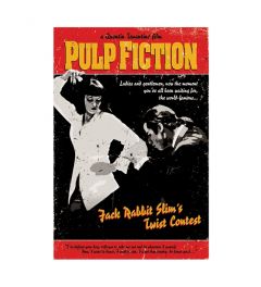Pulp Fiction Twist Contest Art Print 60x80cm