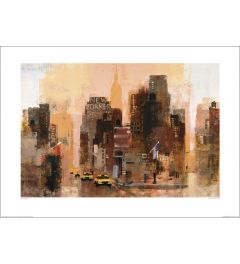 New Yorker & Taxi's Print 50x70cm
