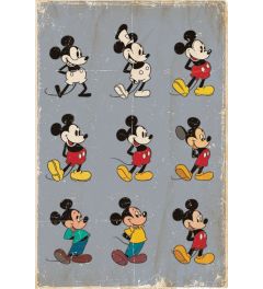 Mickey Mouse Evolution Poster 61x91.5cm