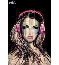 Loui Jover DJ Girl Poster 61x91.5cm