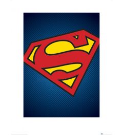 Superman Logo Print 60x80cm