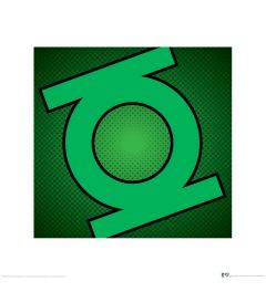 Green Lantern Logo Print 40x40cm