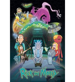 Rick and Morty Toilet Adventure Poster 61x91.5cm