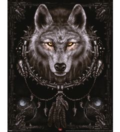 Spiral Wolf Dreams Poster 40x50cm