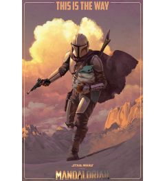 Star Wars The Mandalorian On The Run Poster 61x91.5cm