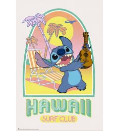 Stitch Hawaii Surf Club Poster 61x91.5cm