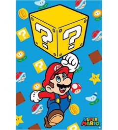 Super Mario Block Jump Poster 61x91.5cm