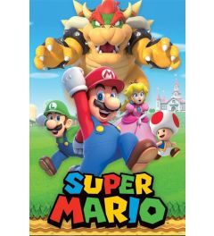 Super Mario Character Montage Poster 61x91.5cm