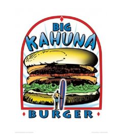 Tarantino Big Kahuna Burger Art Print 30x40cm