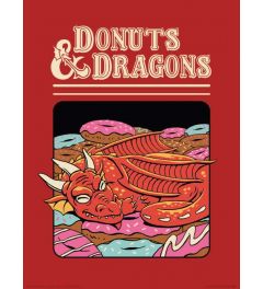 Vincent Trinidad Donuts and Dragons Art Print 30x40cm