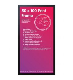 Frame 50x100cm Black - MDF