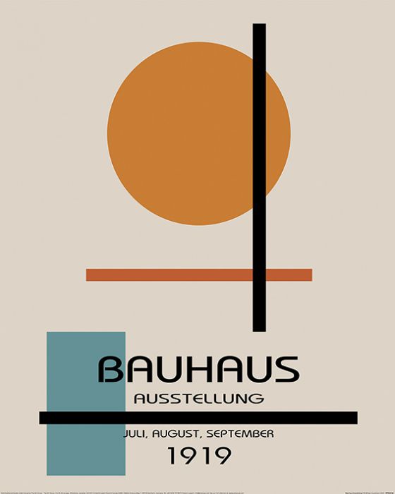 Bauhaus Ausstellung Art Print 40x50cm