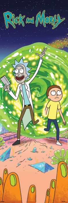Rick And Morty Poster 53x158cm