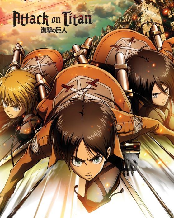 Poster Attack On Titan Cover 40x50 Posters Eu
