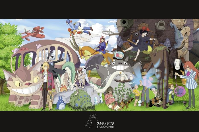Studio Ghibli Collage Poster 61x91 5cm Posters Eu