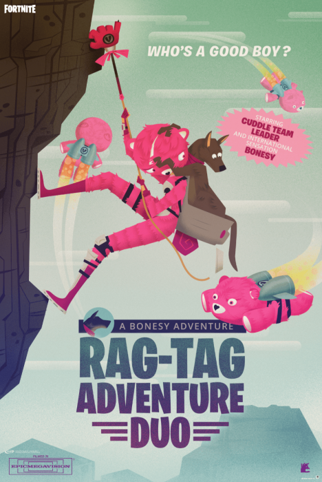 Fortnite Rag-Tag Adventure Duo Poster 61x91.5cm