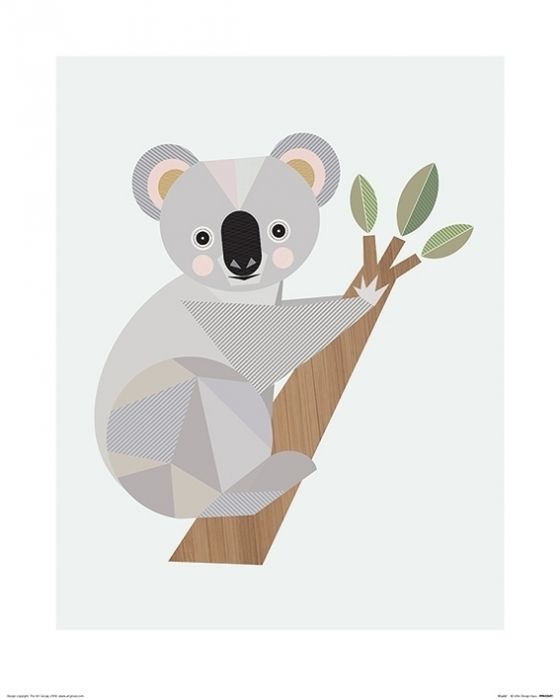 Koala Art Print Little Design Haus 40x50cm | Poster